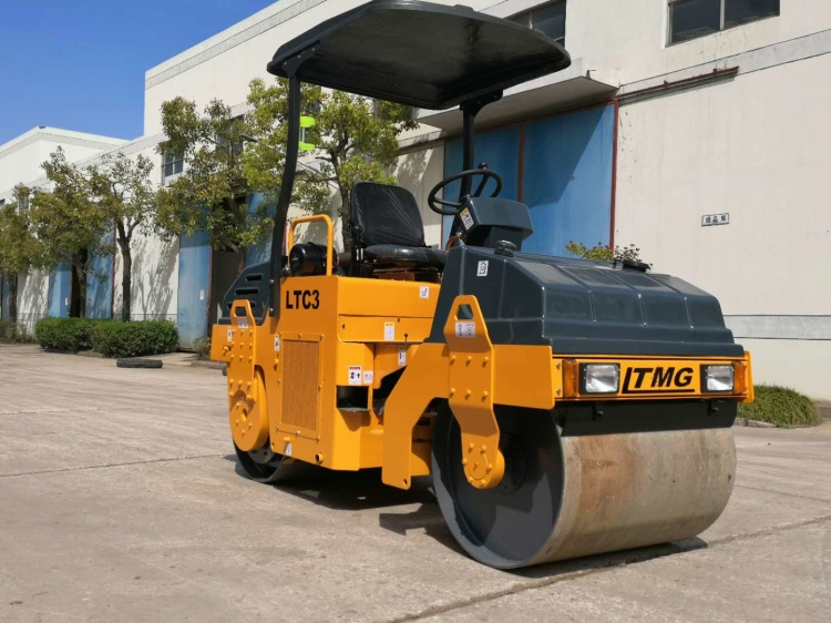 Ltmg Mini Double Single Drum Vibratory Asphalt 1 Ton 2 Ton 3 Ton Road Roller