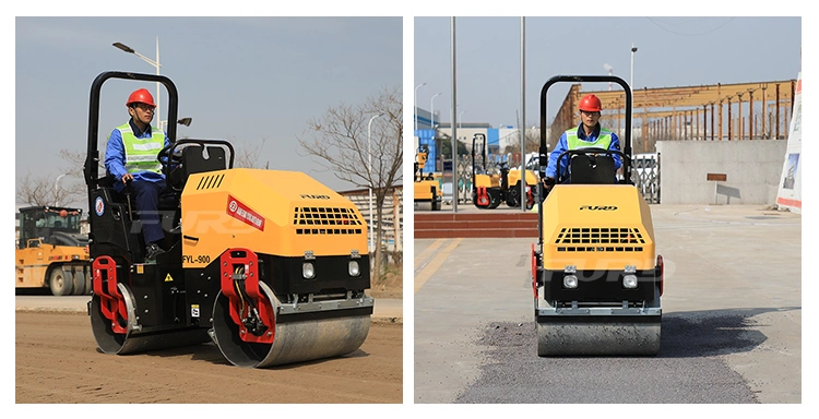 Ride on Small Hydraulic Soil Asphalt Compactor Vibratory Road Roller for Sale