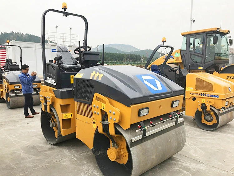 XCMG Official Mini Road Roller Xmr403 4 Ton Asphalt Double Drum Vibratory Road Roller Price